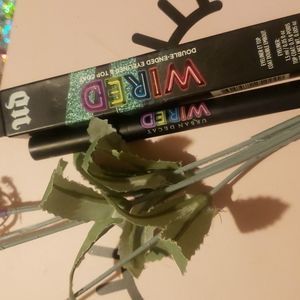 🌼FUSE Urban Decay DISCONTINUED Wired Double Ended Eyeliner & Top coat NWT